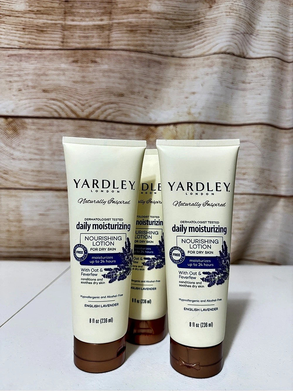 Yardley London English Lavender Daily Moisturizing Nourishing Lotion 3-Pack